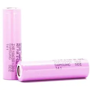 Rechargeable Li-ion Samsung Battery High Drain INR 18650-30Q 3000mAh 3.6V 15A (Used Like New)