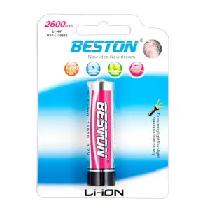 Beston Rechargeable 18650 Li-ion Battery 2600mAh