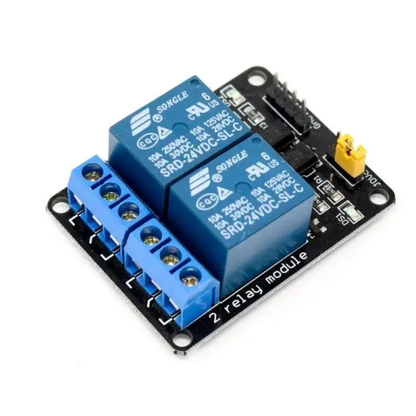 Relay Module 2 Channel 24V Active Low Trigger