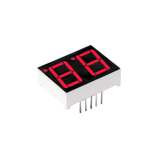 Two Digit 7 Segment Red Led Display 0.4 inch Common Anode 4021BS