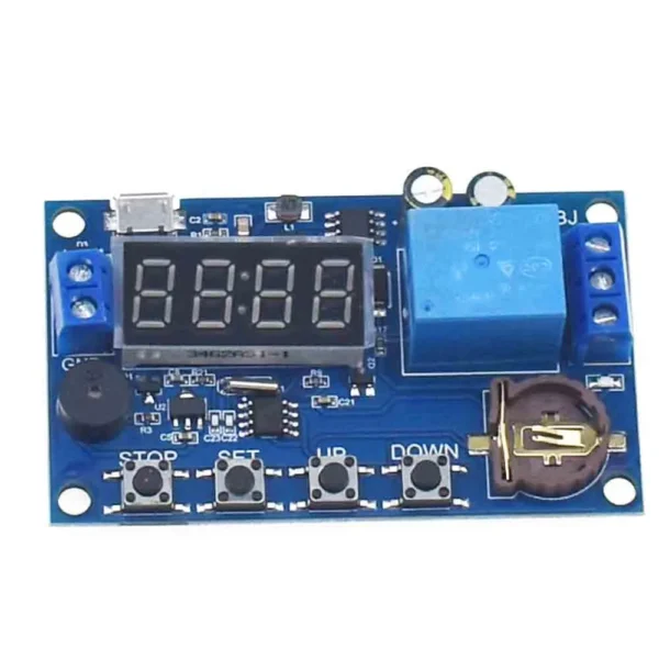 Multifunction RTC Real Time Clock Timer Relay Module Clock Controller 24H 5 Mode with LED Display