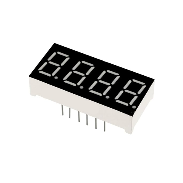 Four Digits 7-Segment Orange Led Display Common Anode 0.56 inch