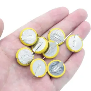 CR2032 Coin Cell Battery 3V Lithium With Pins