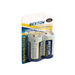 BESTON LR20 Alkaline D Battery 1.5V 2 PCS