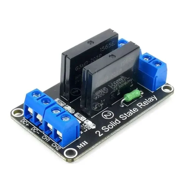 Solid State Relay Module 2-Channel 5V (Low Level Trigger)