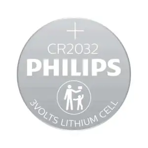 PHILIPS Coin Cell CR2032 Lithium Battery 3V