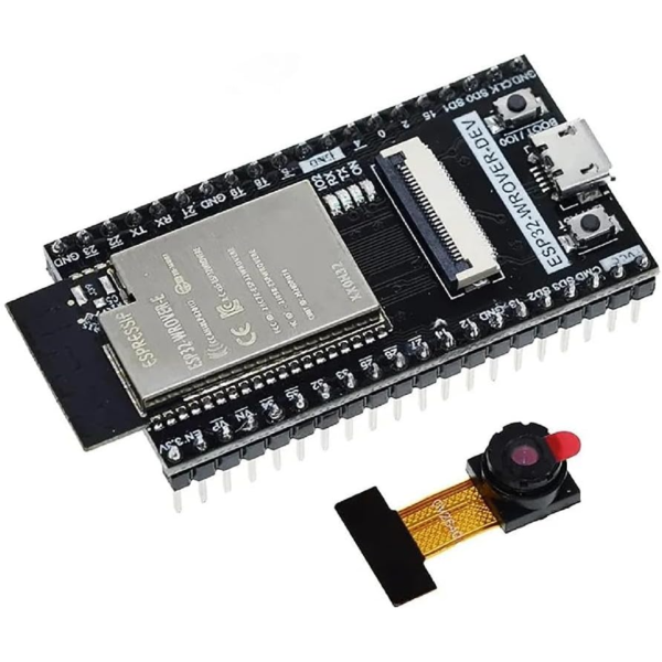 ESP32-WROVER-E Development Board with OV2640 Camera