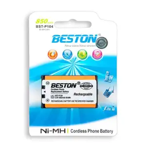 BESTON BST-P104 Cordless Phone Ni-MH Battery 3.6V 850mAh