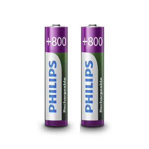 PHILIPS Rechargeable Battery AAA 1.2V 800mAh (2 Pcs)