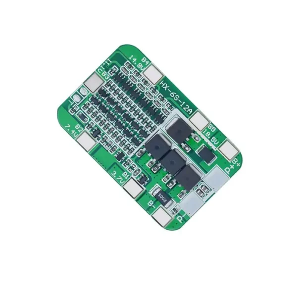 Lithium Battery Charging and Discharging Protection Module BMS 6S 12A 25.2V