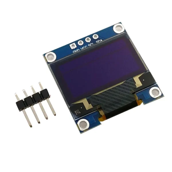 OLED Display I2C 4 Pin 0.96″ – Blue Characters