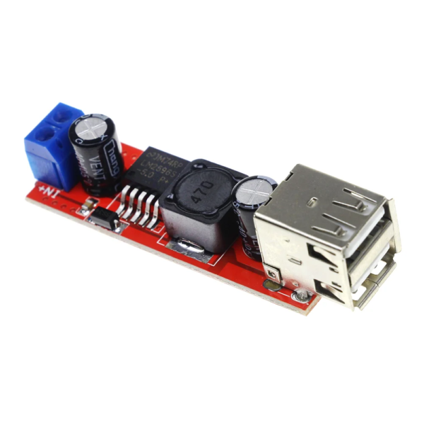 Step Down Module 9V/12V/24V to 5V 3A with Dual USB