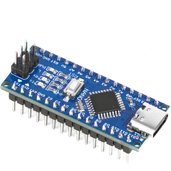 Arduino Nano ATmega328PU-TH with CH340G Uploader – USB Type-C