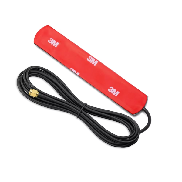 External Adhesive Patch Antenna GSM/GPRS 900-1800MHz with SMA Male Connector – 3M Wire