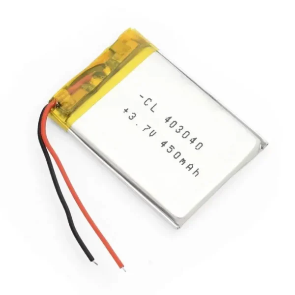 Rechargeable 403040 LIPO Battery Cell 3.7V 450mAh Wire Solder