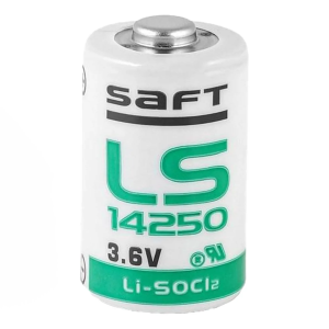 Saft LS14250 Lithium Battery 1/2 AA 3.6V 1200mA