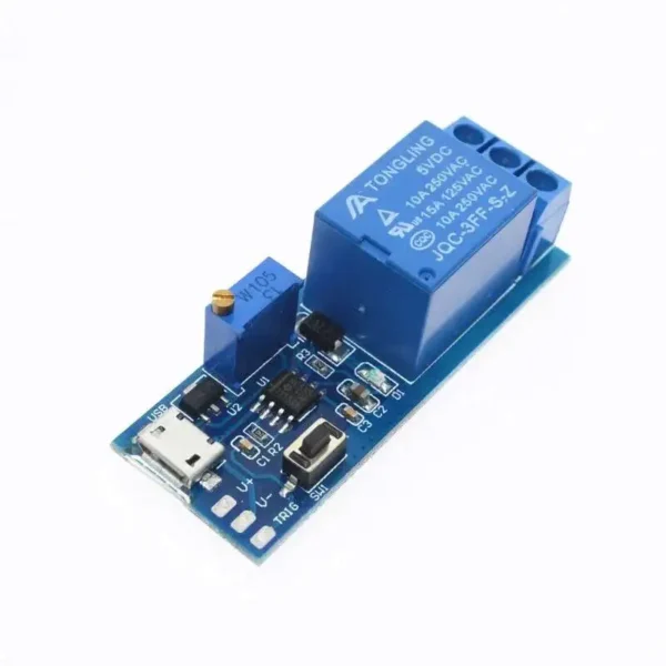 Relay Module with Trigger Delay Timer 5-30V with Micro USB