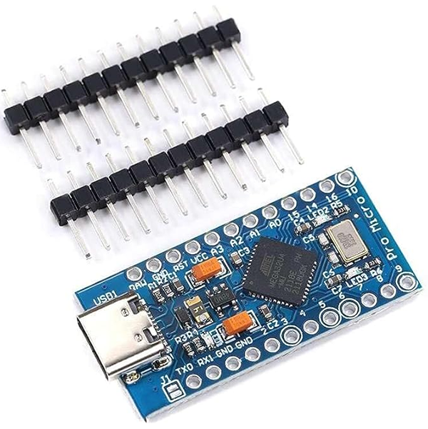 Arduino Pro Micro 5V/16MHz Atmega32U4-MU Board with Type-C USB
