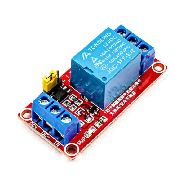 Relay Module 1 Channel 12V with High/Low Level Trigger Selector