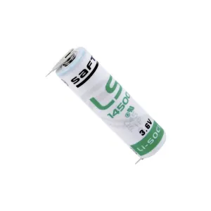 SAFT LS14500 Lithium Battery AA 3.6V with Pins