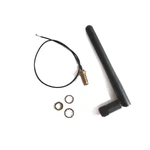 WiFi Antenna 2.4GHz 3dBi Male with SMA Female Jack to IPX-1 Coaxial Extension Cable