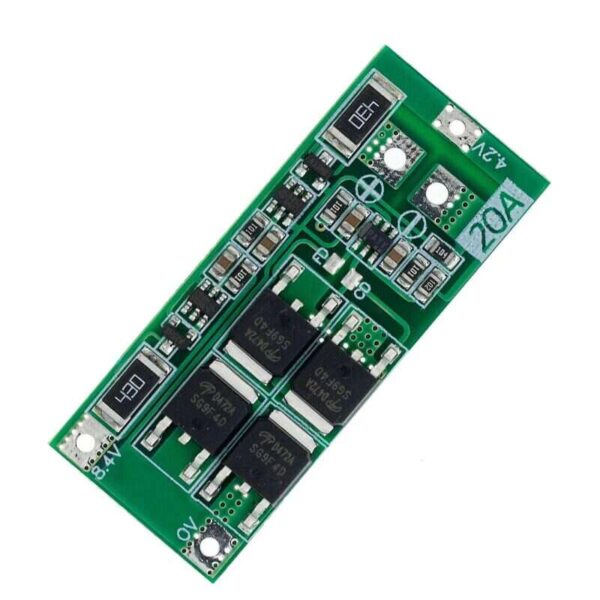 Lithium Battery Charger Protection Module (BMS) 2S 20A 8.4V (Balanced Version)