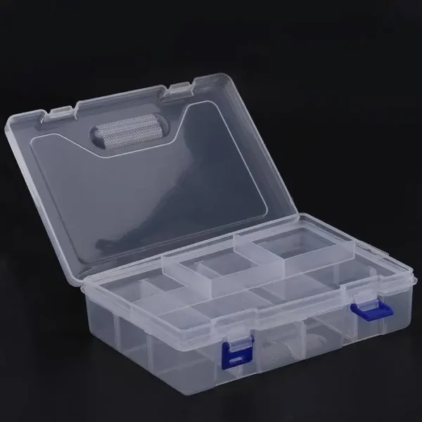 'Clear Plastic Box Double Layer 230mmX160mmX60mm