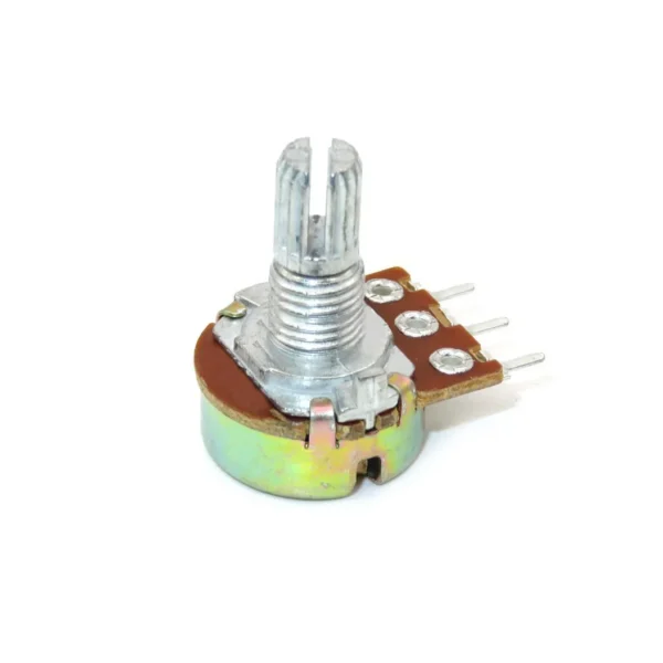 'Metal Potentiometer 10KΩ 3Pins