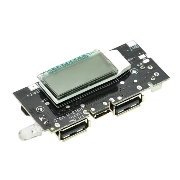 Power Bank Charger Module with LCD & Dual USB interface 5V 1A 2.1A With Automatic Protection