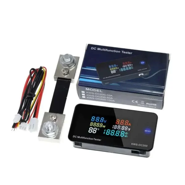 DC Multifunction Tester Energy Meter KWS-DC200-100A